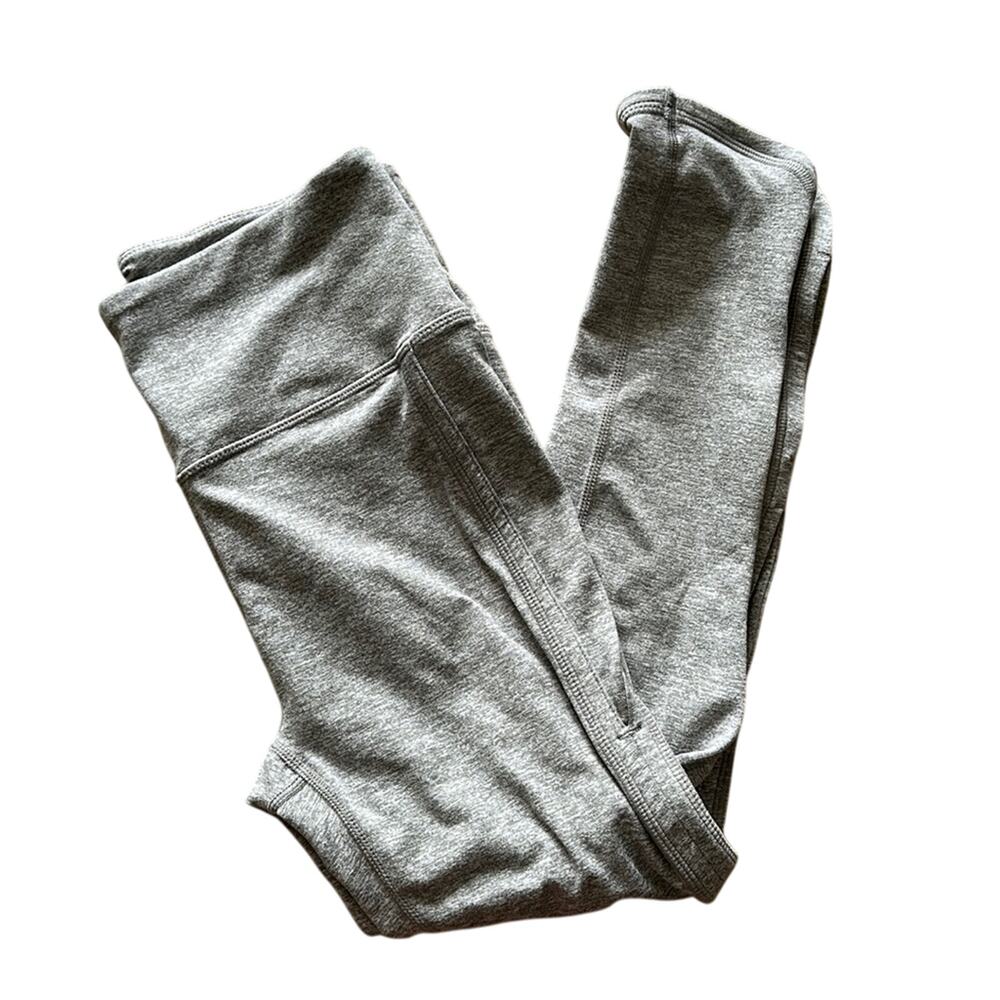 Free People FP Movement Light Grey Capri Leggings with Hole Details K23